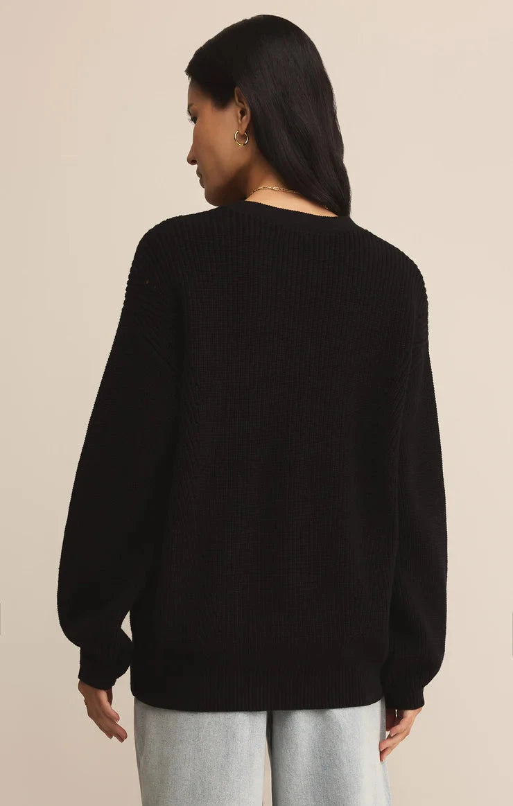 classic black Cardigan, z supply