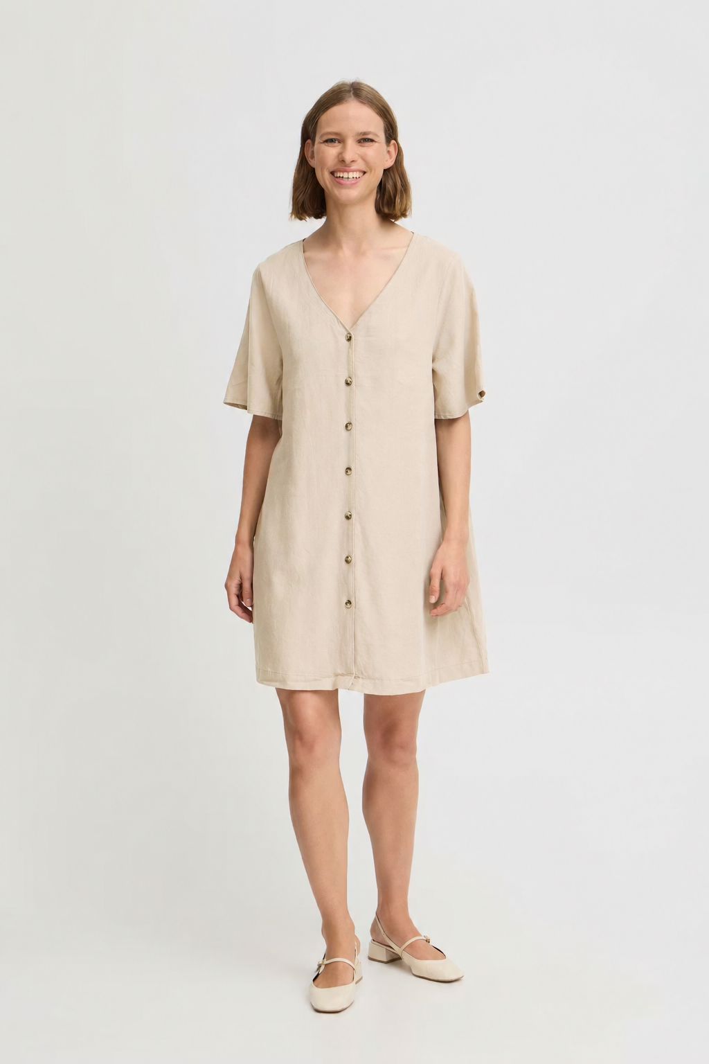 FIONA DRESS (BEIGE) Dress B YOUNG