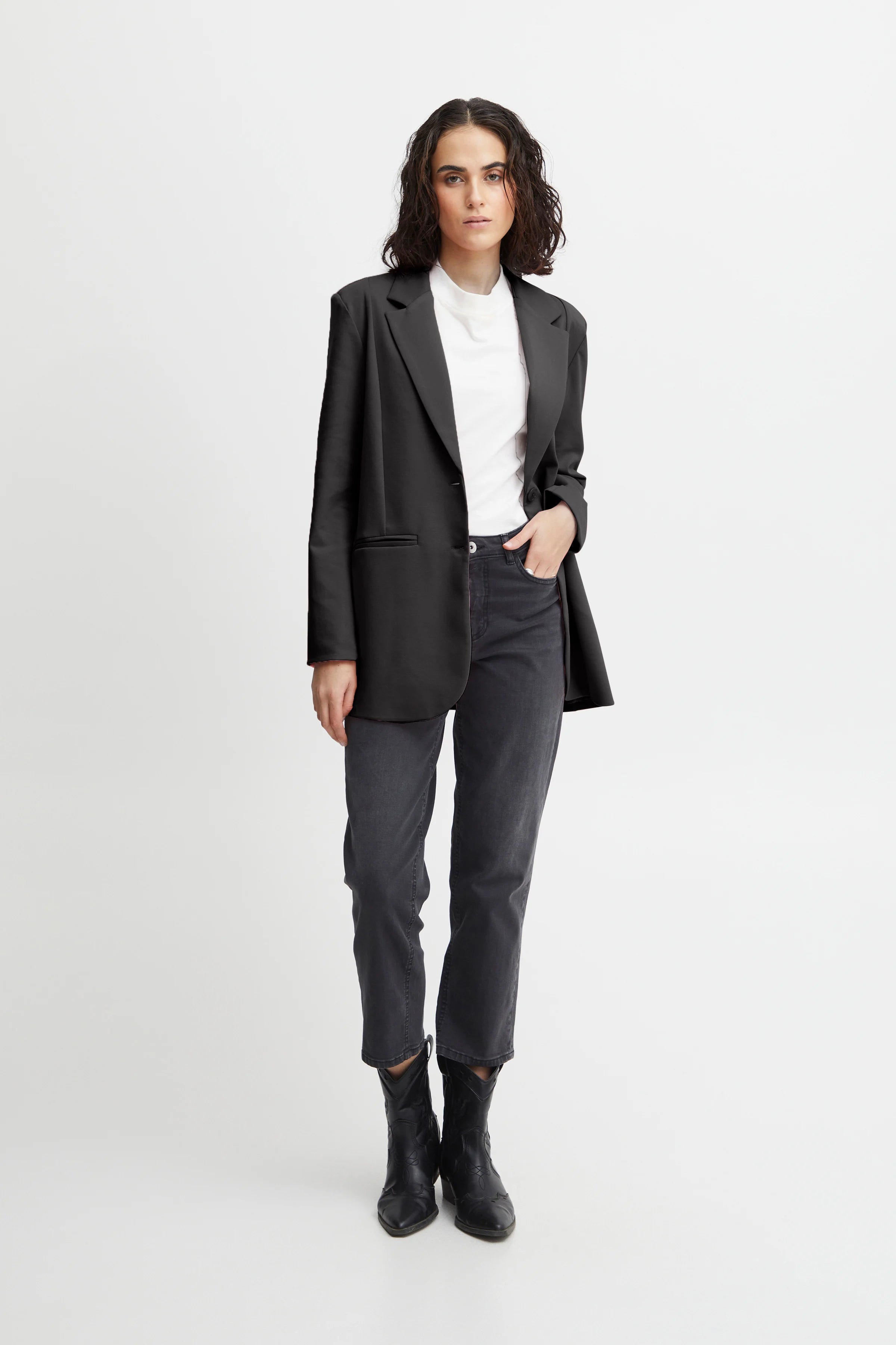 KATE OVERSIZED BLAZER (BLACK) Blazer ICHI