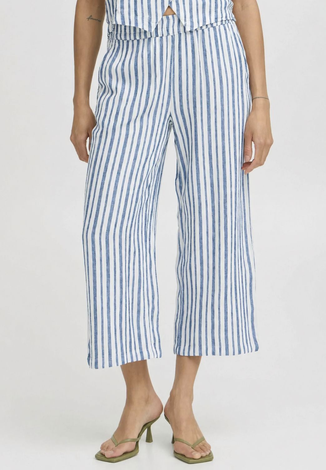 HUMMUS STRIPE LINEN BLEND PANT PANT B YOUNG