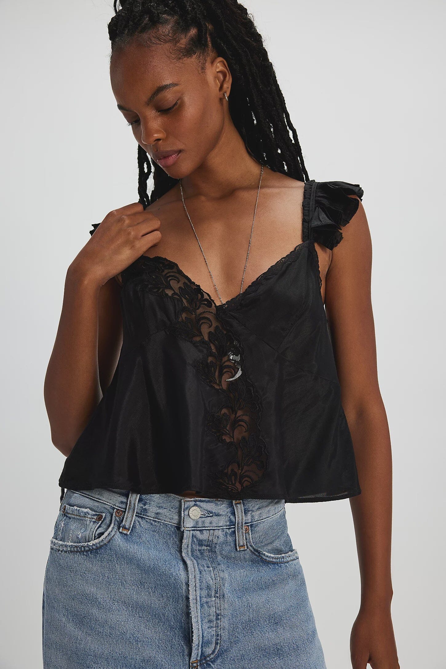 HARMONY LACE TANK Top FREE PEOPLE