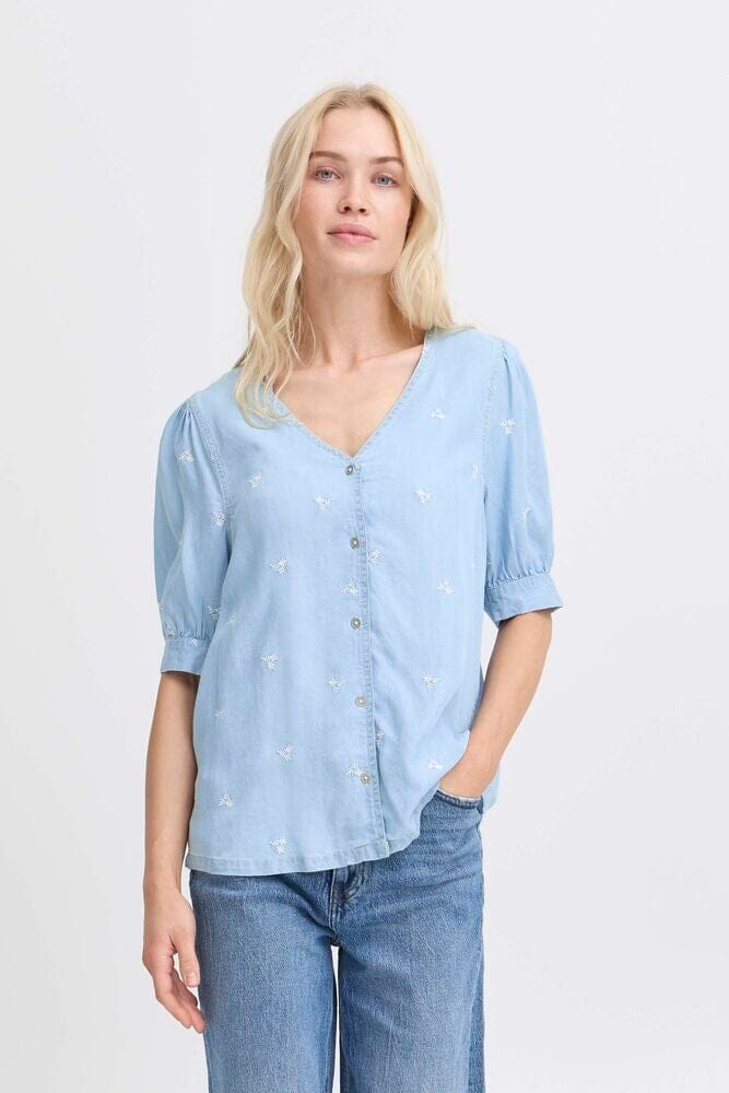 KOSMO V-NECK SHIRT Top B YOUNG