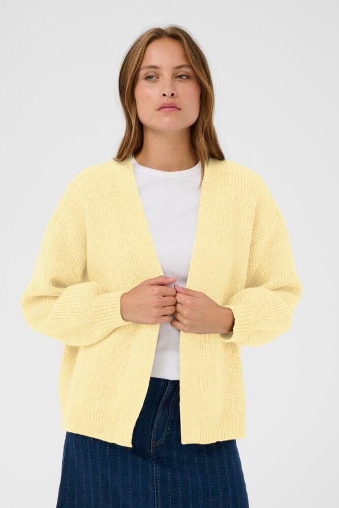 BUTTER YELLOW CARDIGAN, saint tropez