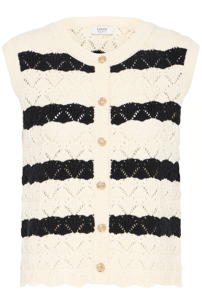 women's lightweight knit vest, classic striped sweater vest women, chic striped knit vest women, modern knit vest women striped, everyday knit waistcoat women, striped knit top sleeveless women, women's striped sweater vest style, fashionable knit vest women, striped knit layering vest women