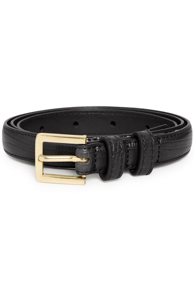 womens black belt for jeans