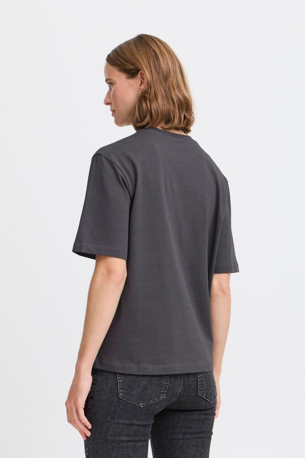 versatile grey top, B YOUNG