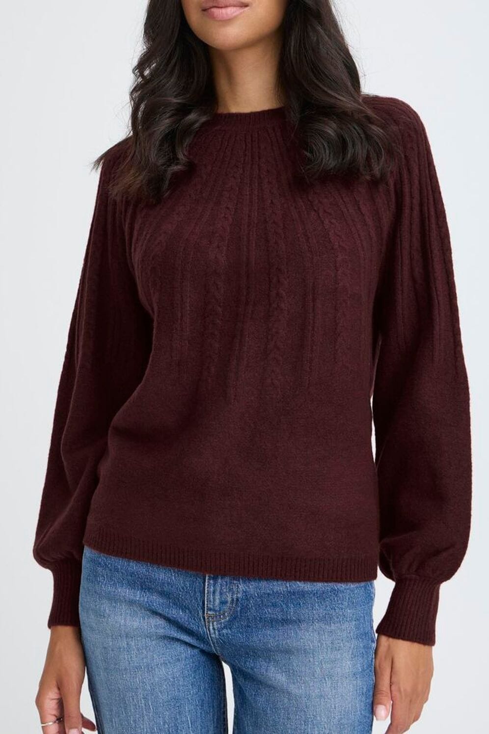 textured fall pullover
