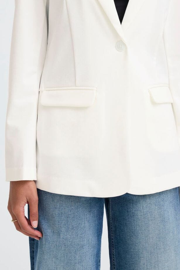 womens white blazer jacket, minimalist white blazer style