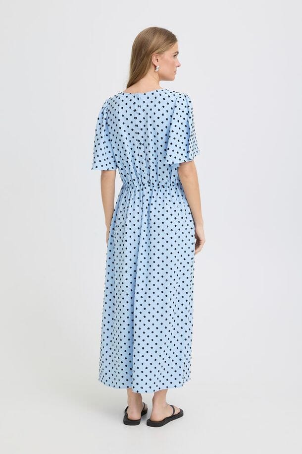 navy short sleeve midi dress women, navy flowy dress women midi, navy modest midi dress women, navy day dress women midi