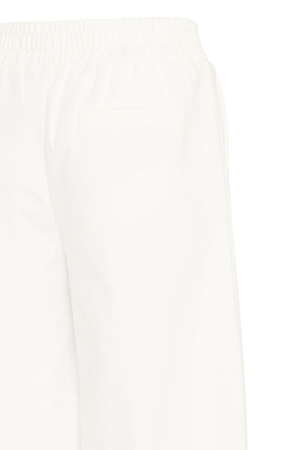 white straight leg trousers, high waisted white pants