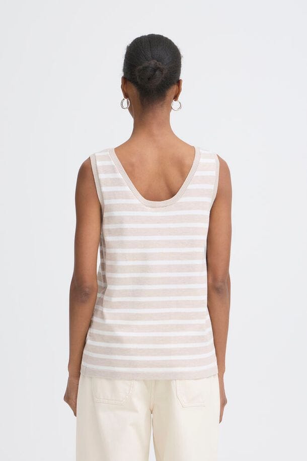soft stripe summer top women, relaxed summer tank women outfit, timeless striped tank women