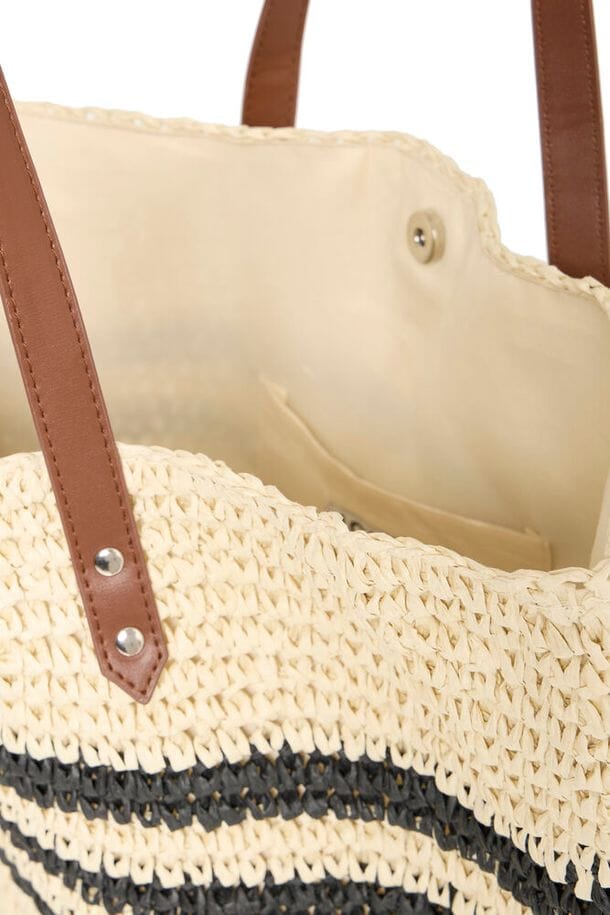 chic straw handbag, everyday summer tote, resort style bag