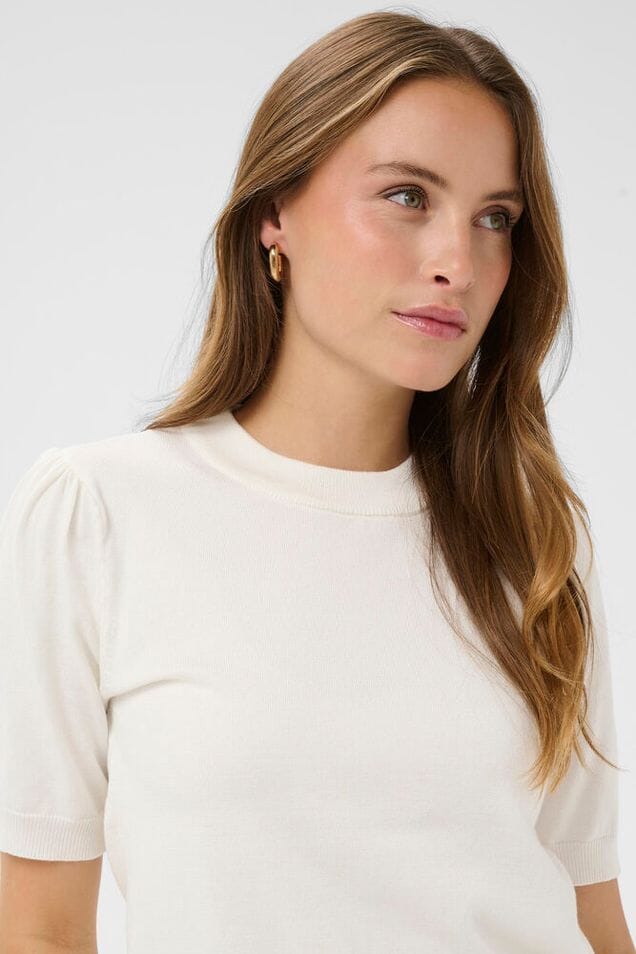 short sleeve sweater women, ice knit top
