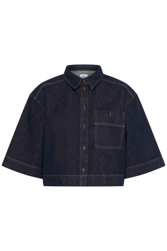 casual denim top