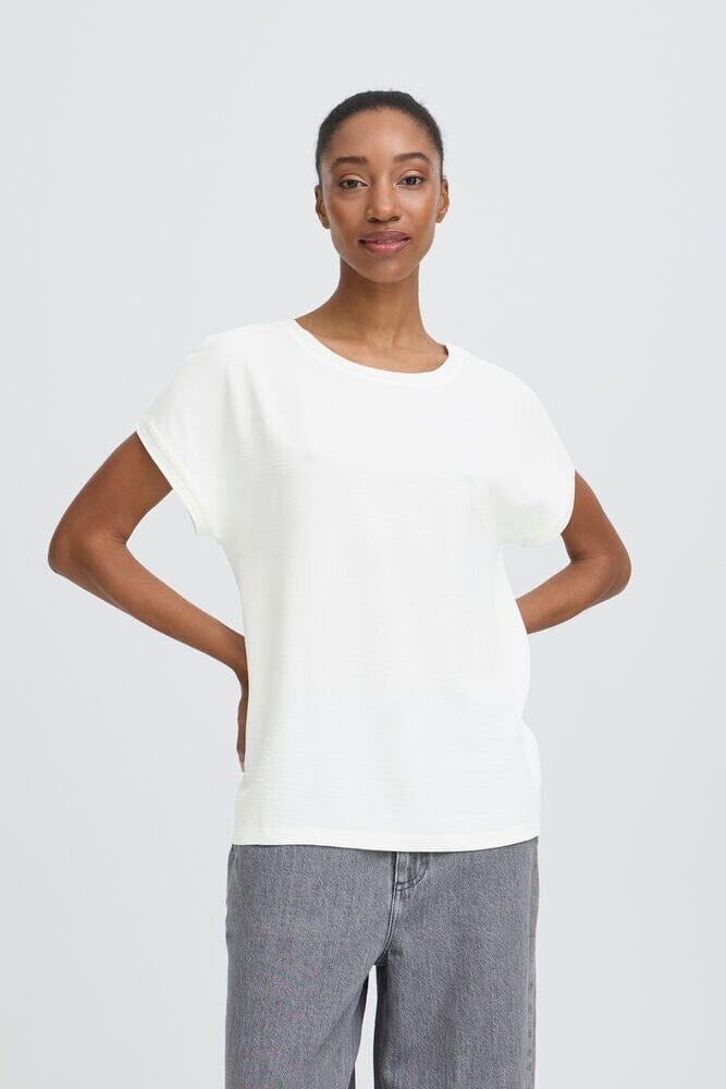 white lightweight tee, white t shirt women, everyday white tee