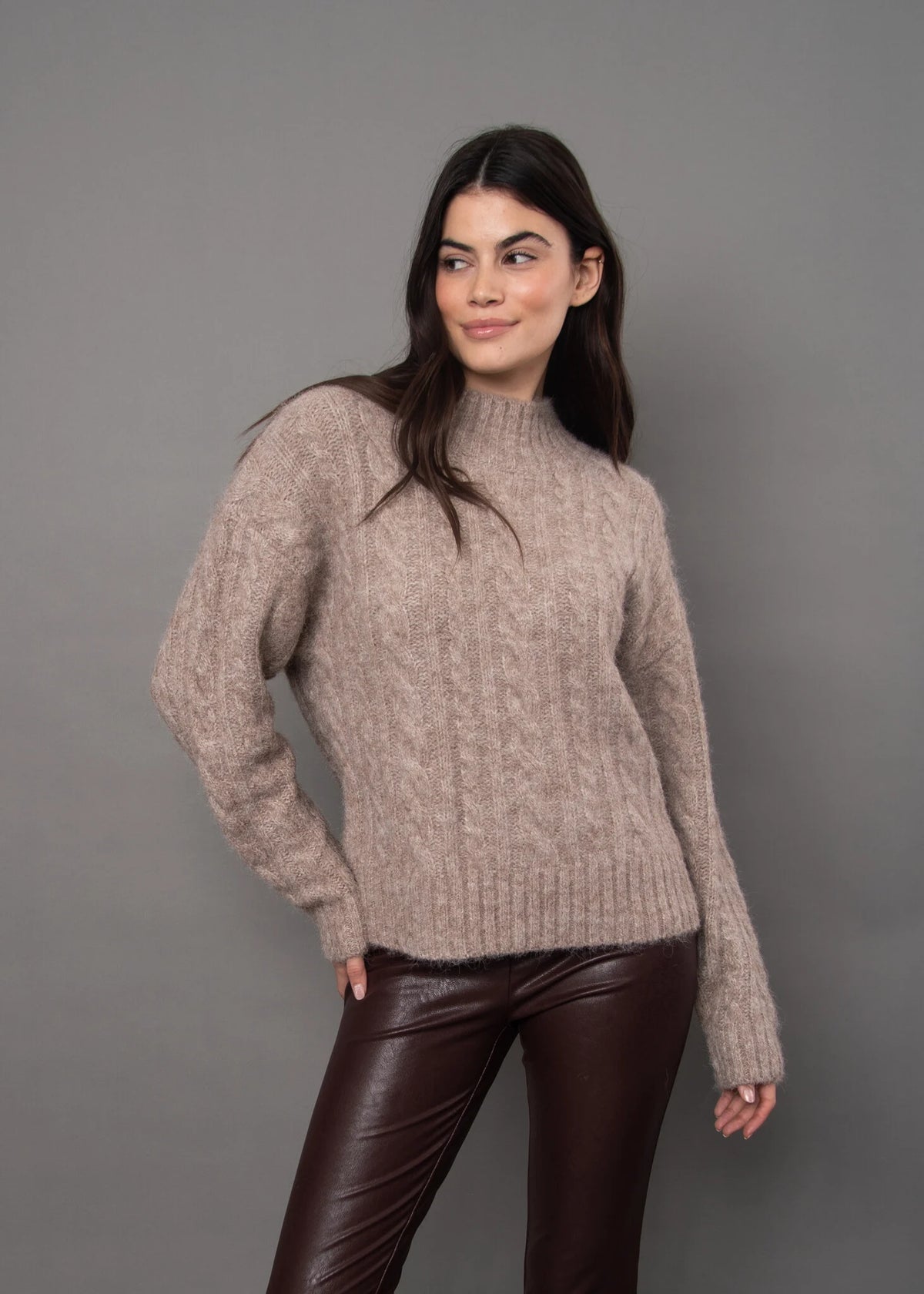 Maeve Cable Knit Sweater