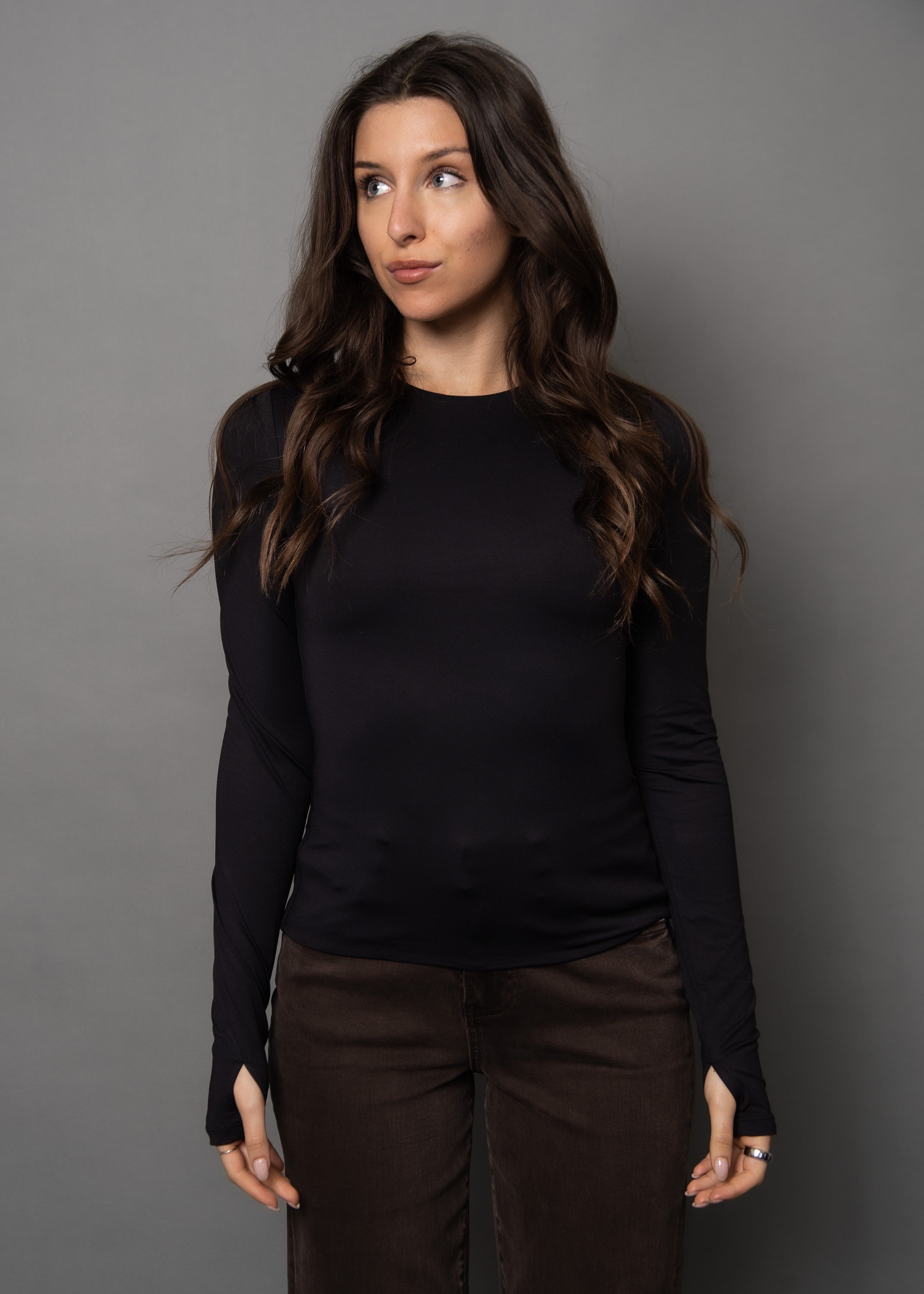 SCULPT LONG SLEEVE (BLACK)