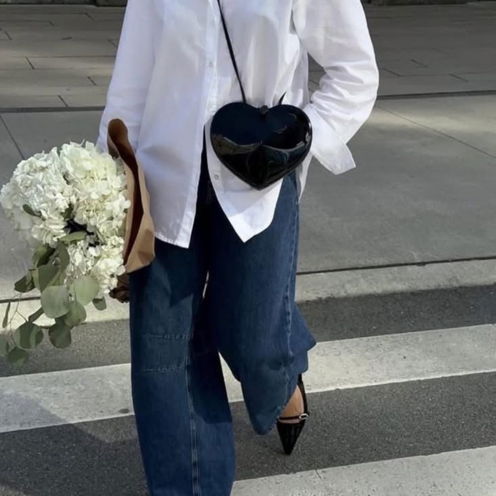 Woman wearing polished casual outfit