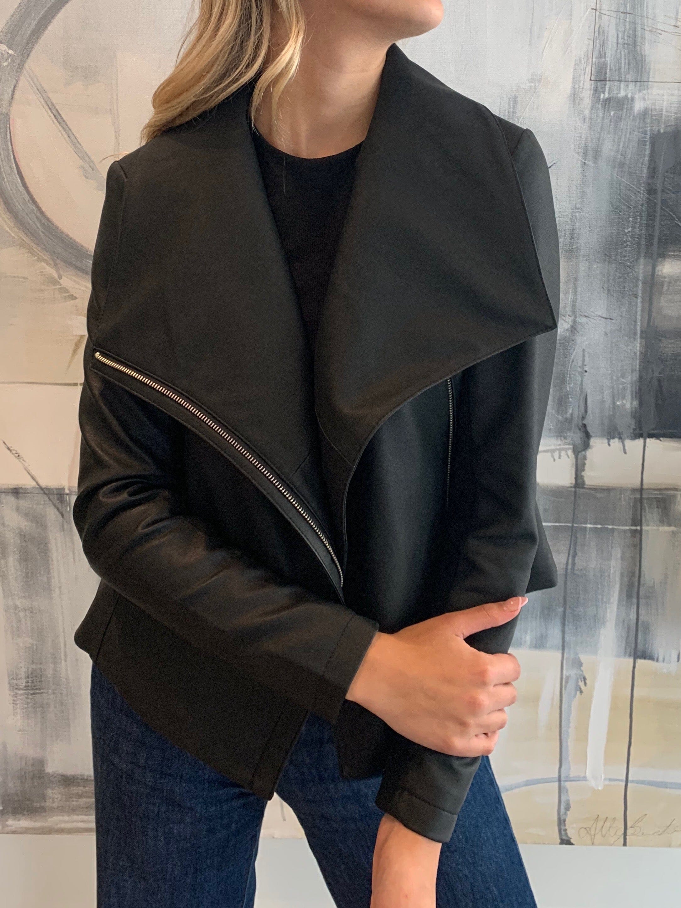 get the look-how to wear a leather jacket