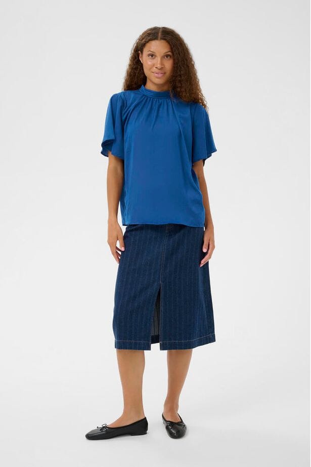 versatile women blouse, soft sleeve blouse women