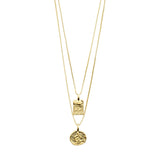 VALKYRIA SET, gold plated necklace, PILGRIM 