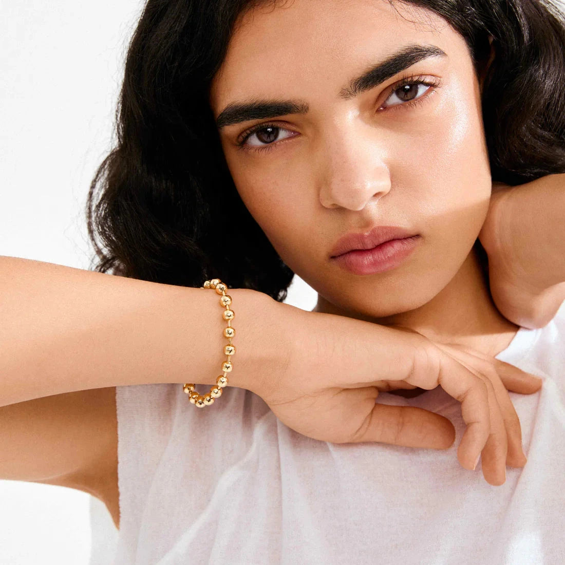 modern gold bracelet, simple gold bracelet, women gold jewelry, gold bracelet layering, casual gold bracelet, timeless gold bracelet