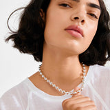 women silver jewelry, simple silver necklace, casual silver necklace