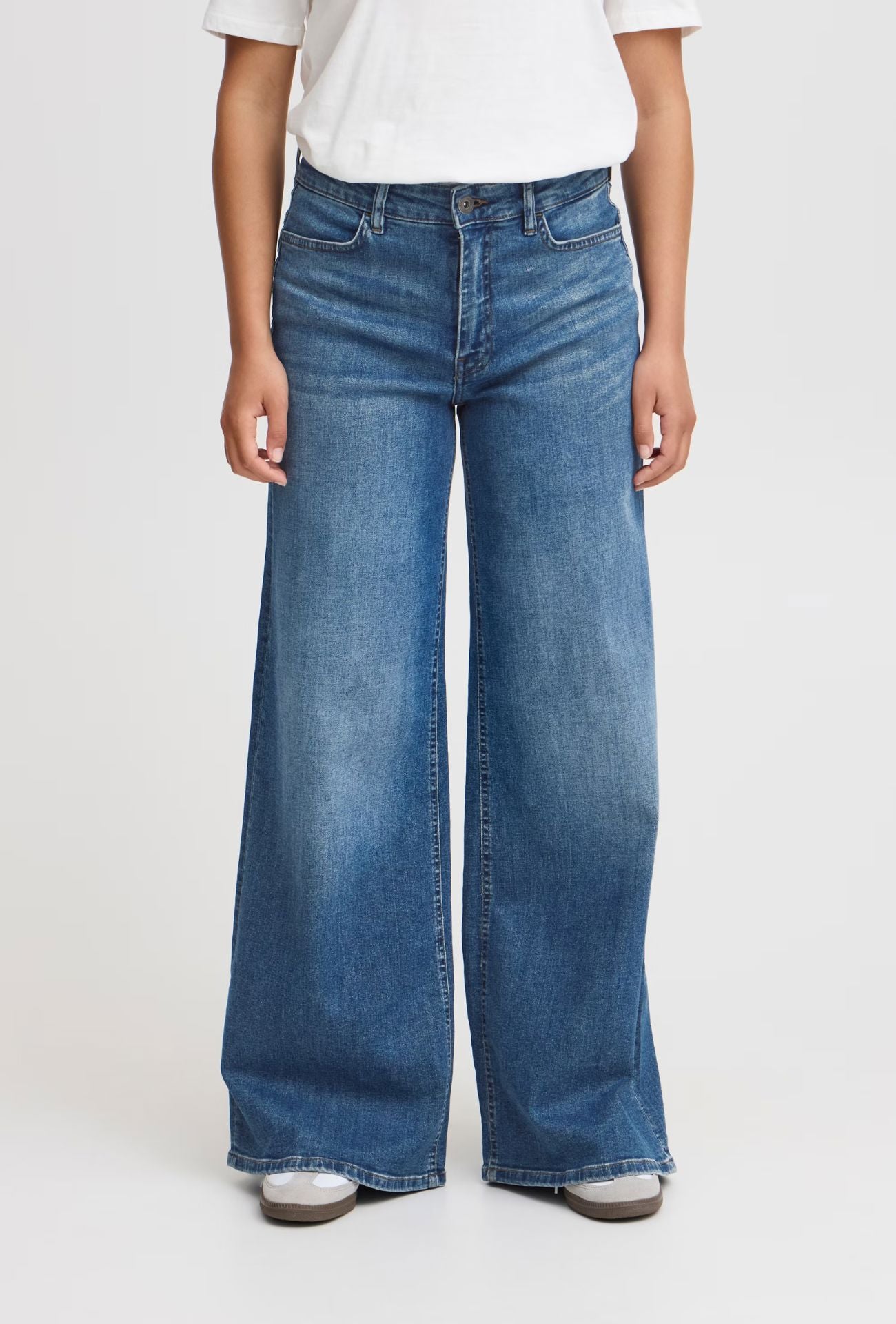 WIDE LEG JEAN (MEDIUM BLUE) Jeans ICHI 