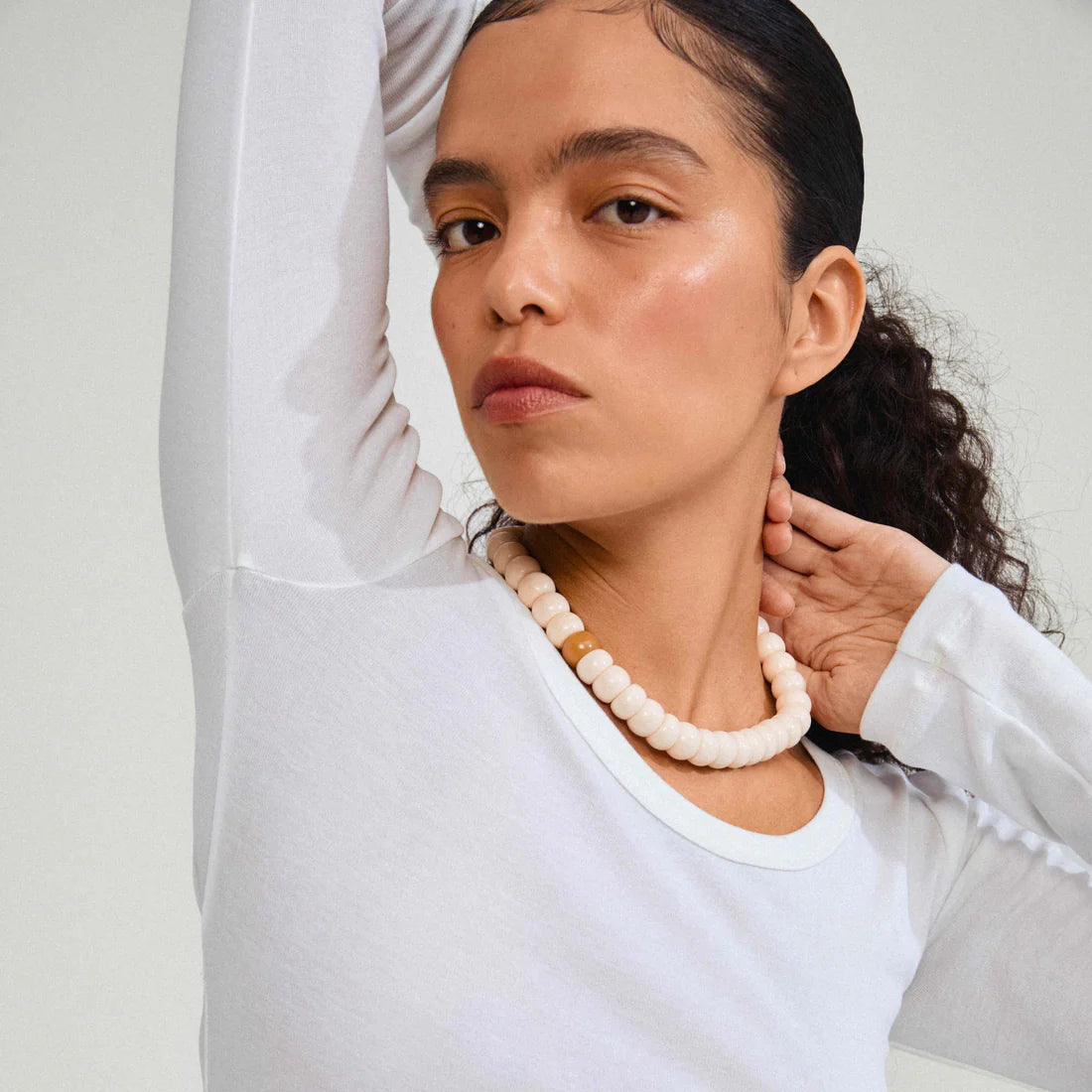 chunky bead necklace