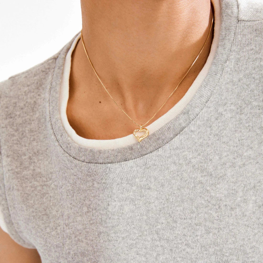 layering gold necklace, women gold jewelry, simple gold necklace