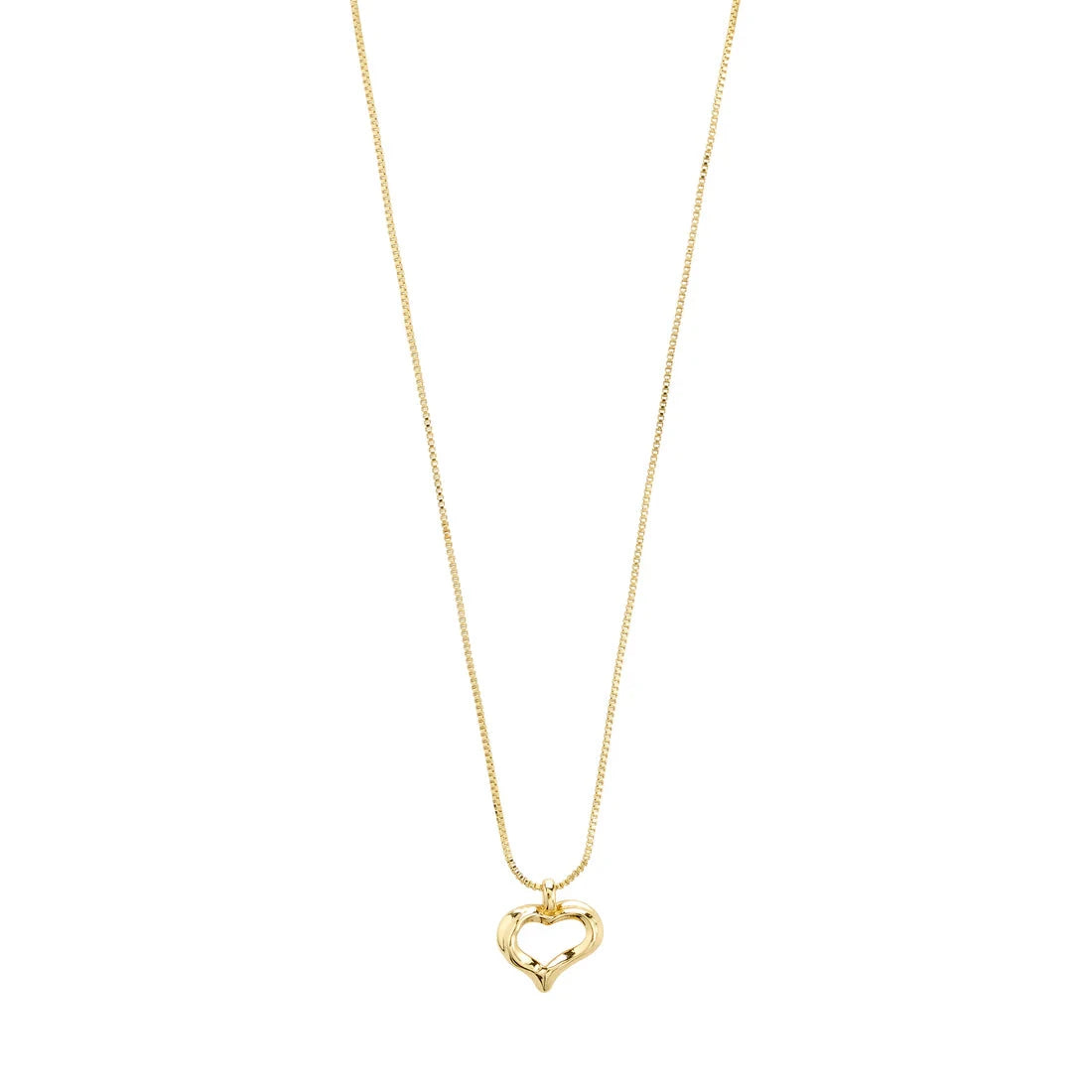 sculptural heart necklace, timeless heart jewelry 