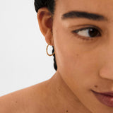 modern gold hoops