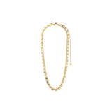 square link necklace, elegant gold accessory