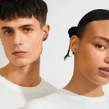 minimalist silver earrings, tiger eye jewelry, classic stud earrings