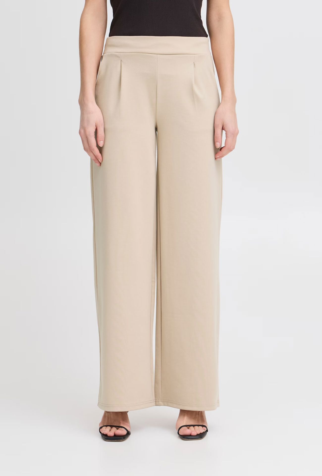 KATE STRAIGHT LEG TROUSER (DOE) PANT ICHI 