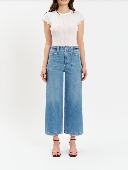 VALLEY GIRL - HIGH RISE PATCHPOCKET DENIM
