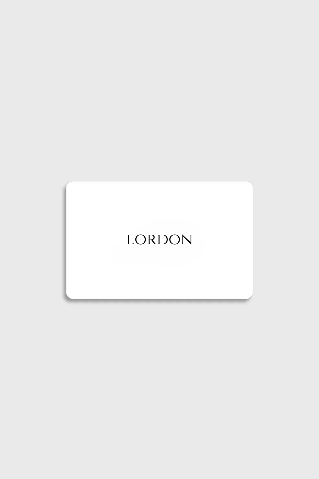 VIRTUAL GIFT CARD LORDON 