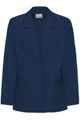 navy blazer women, agency blazer navy, tailored blazer women