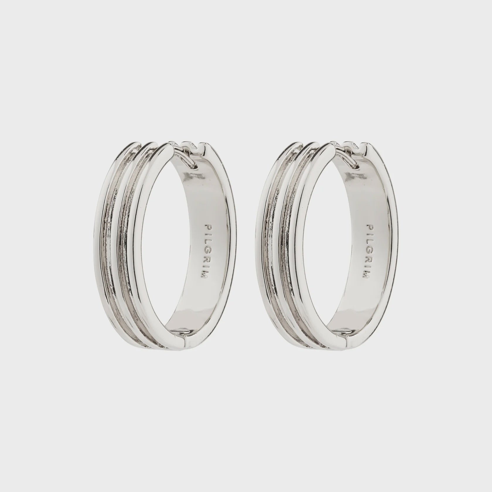 PILGRIM BENNETT SILVER HOOPS