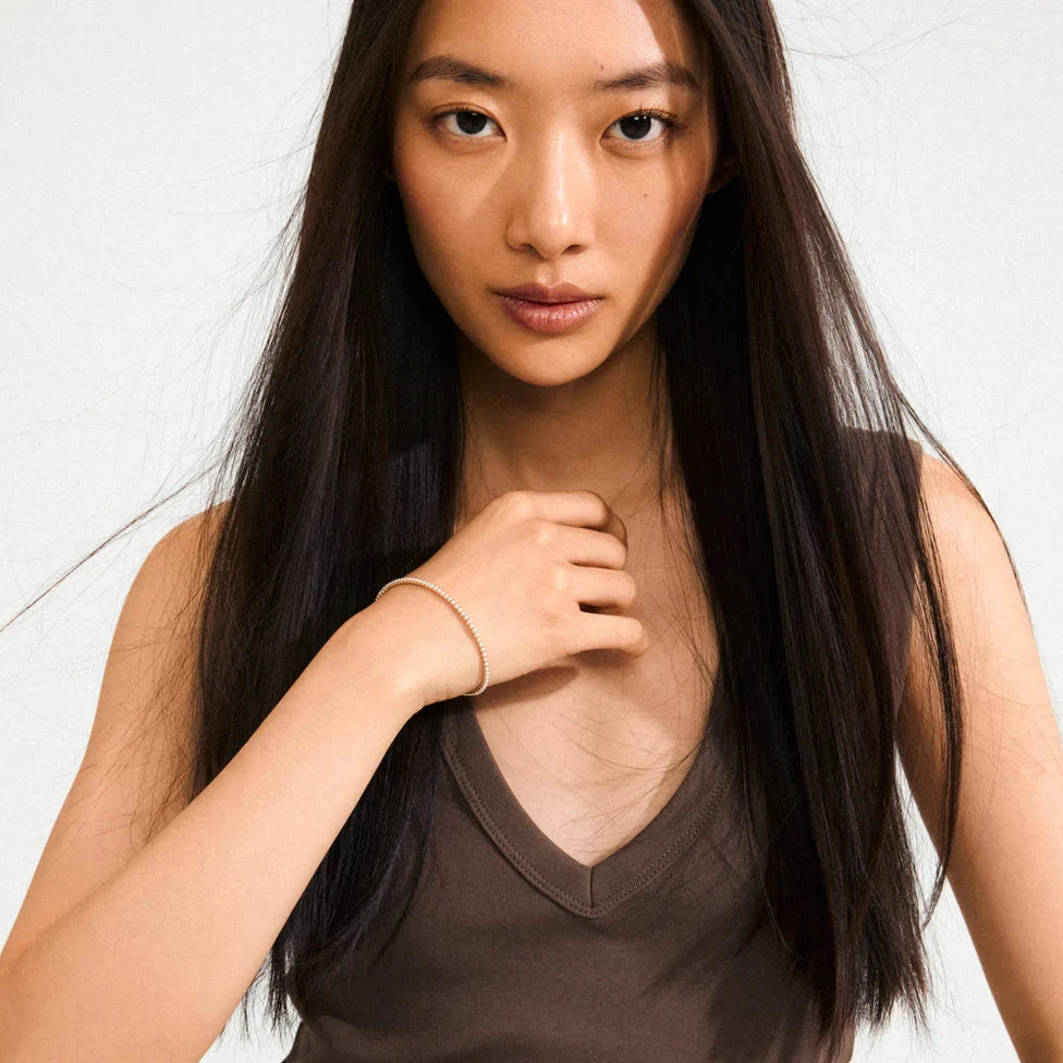 elegant gold pearl jewelry, modern pearl bracelet