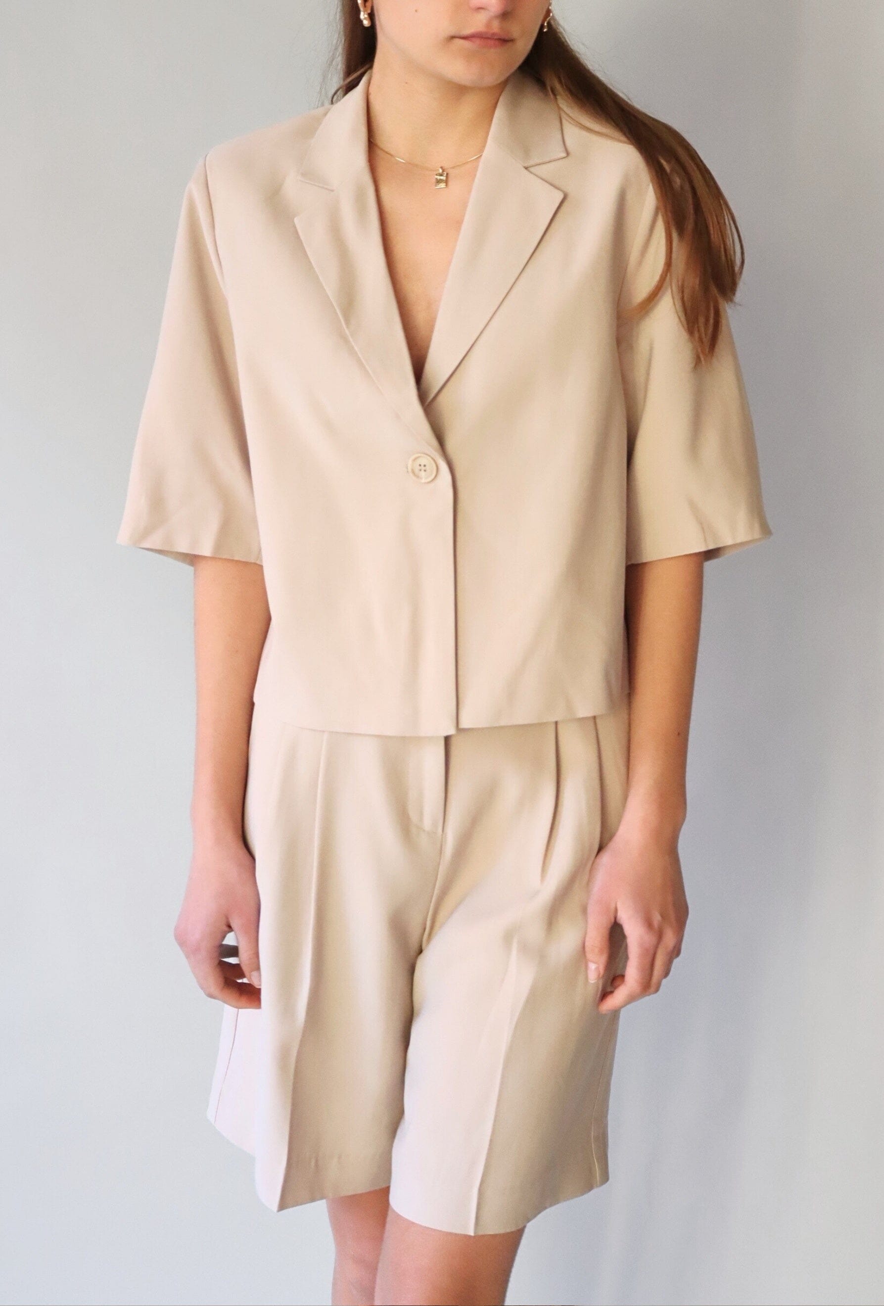 OXFORD SHORTS short ICHI 