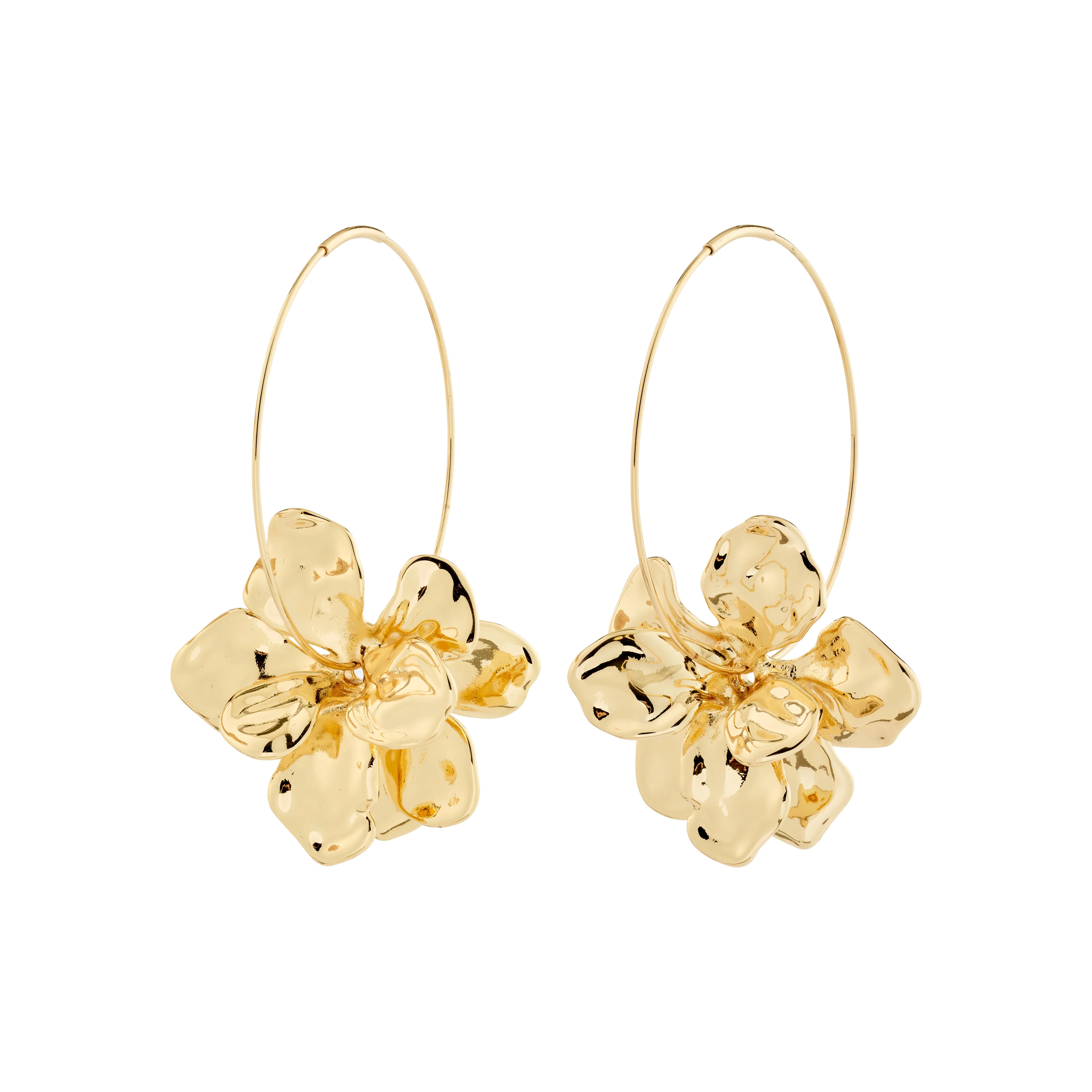 chic gold jewelry, artistic gold earrings, hoop earrings with charms, trendy womens accessories, bold gold statement earrings, summer jewelry trends, LORDON jewelry collection