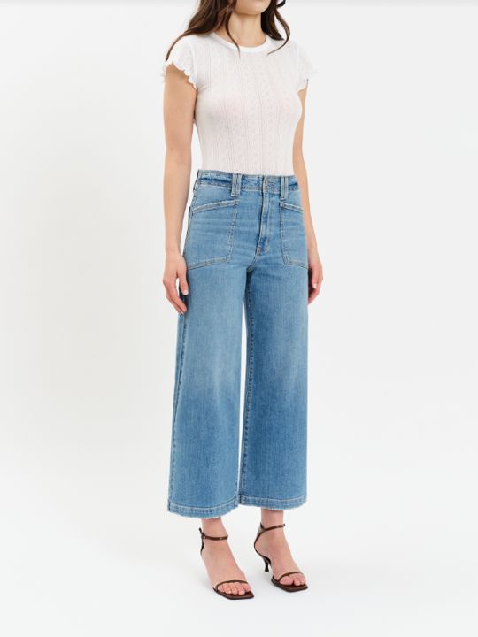 VALLEY GIRL - HIGH RISE PATCHPOCKET DENIM