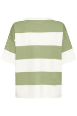 casual striped top women, everyday knit top