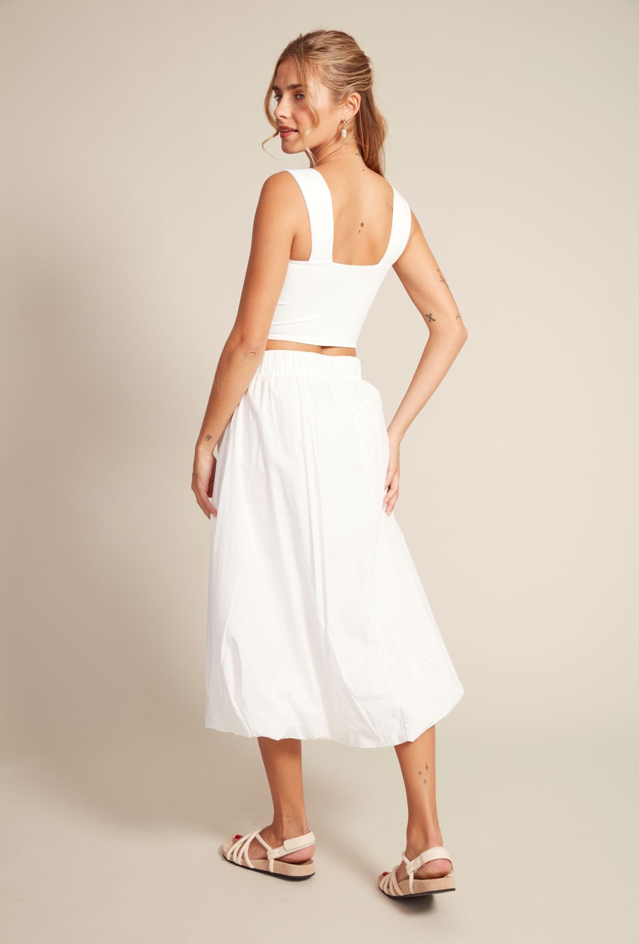 BLURRA BALLOON SKIRT (WHITE) Skirt RD STYLE 
