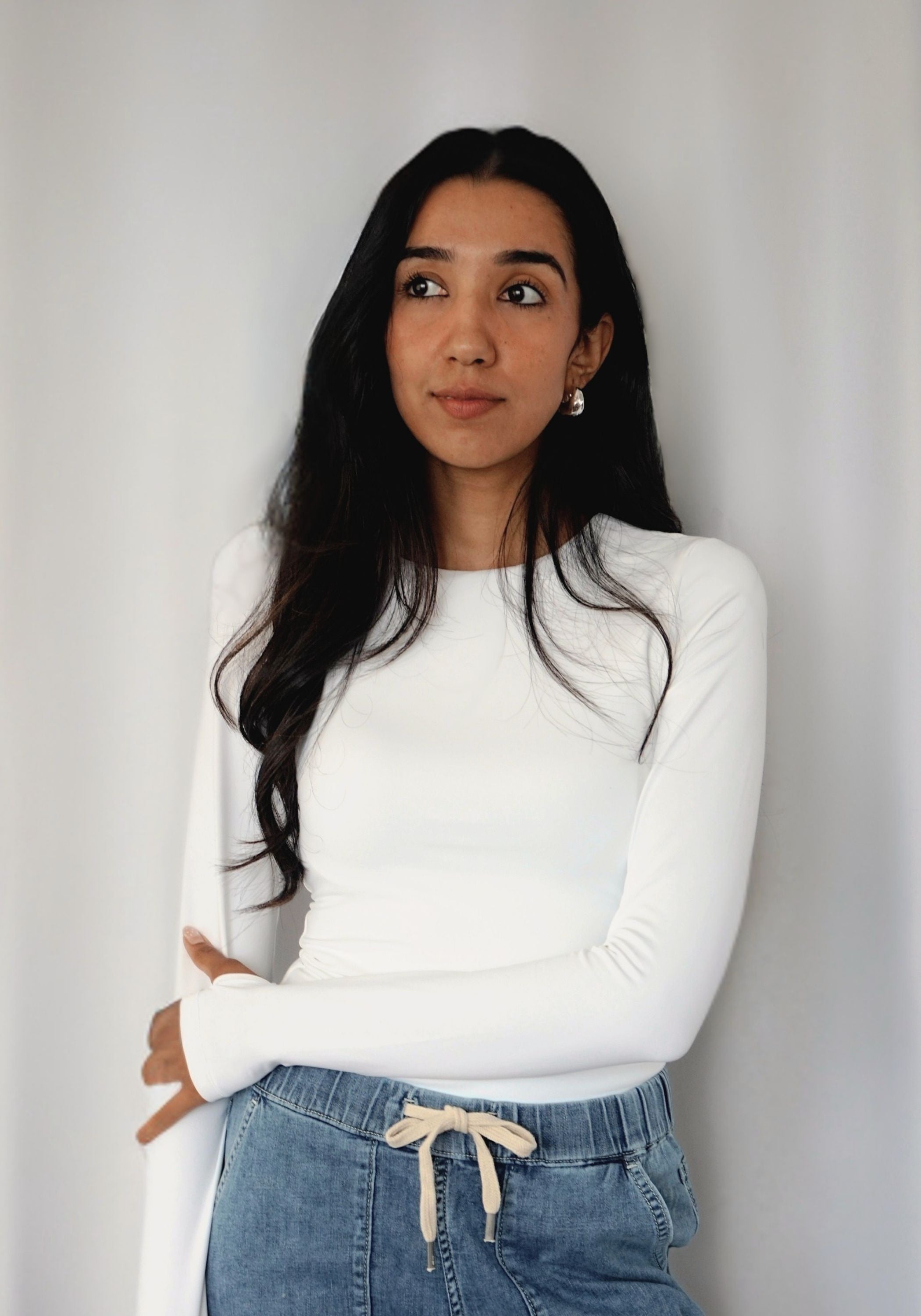 SCULPT LONG SLEEVE (WHITE)