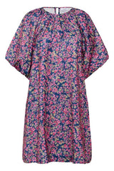floral short sleeve dress women, bloom dress women