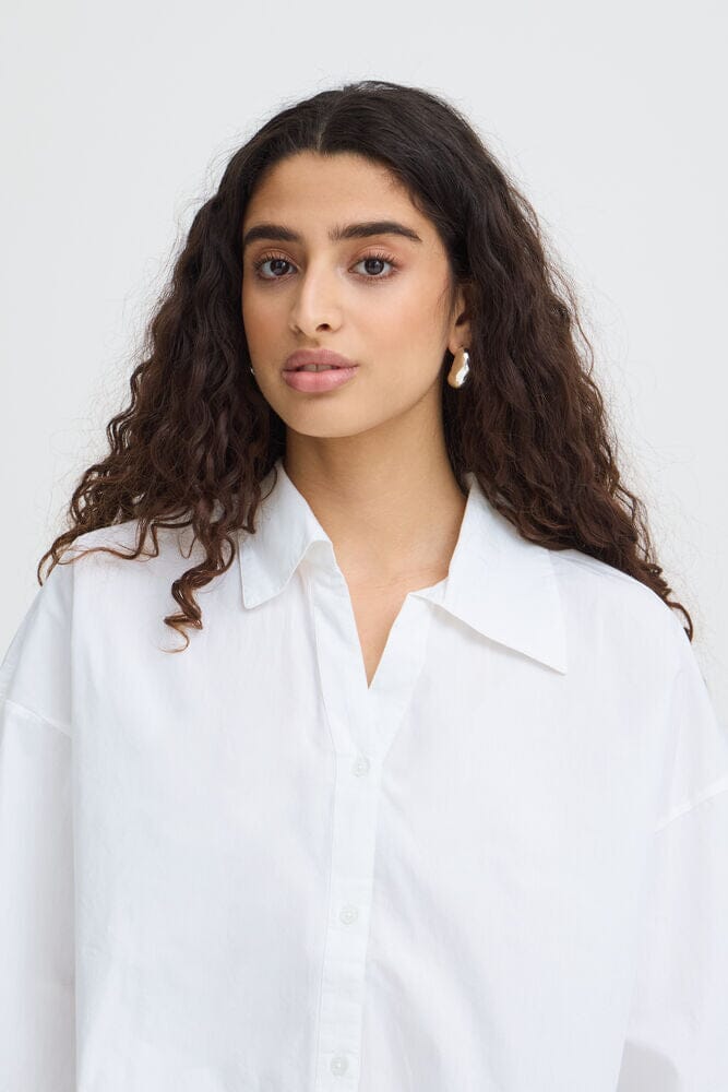 casual oversized shirt women, white blouse women, wide sleeve shirt women