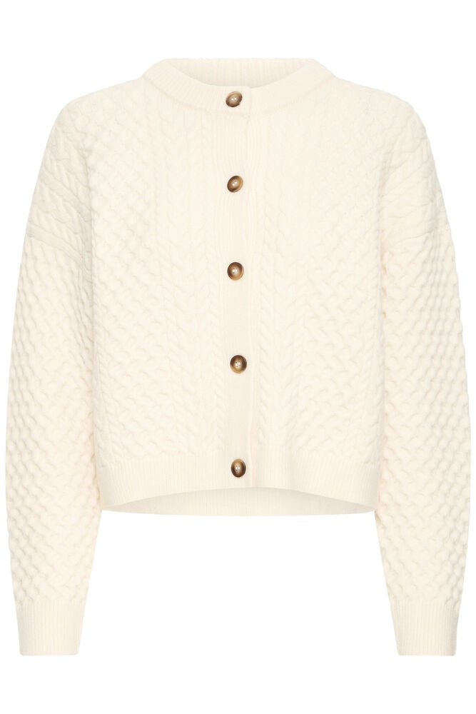 The Elise Cream Cable Cardigan