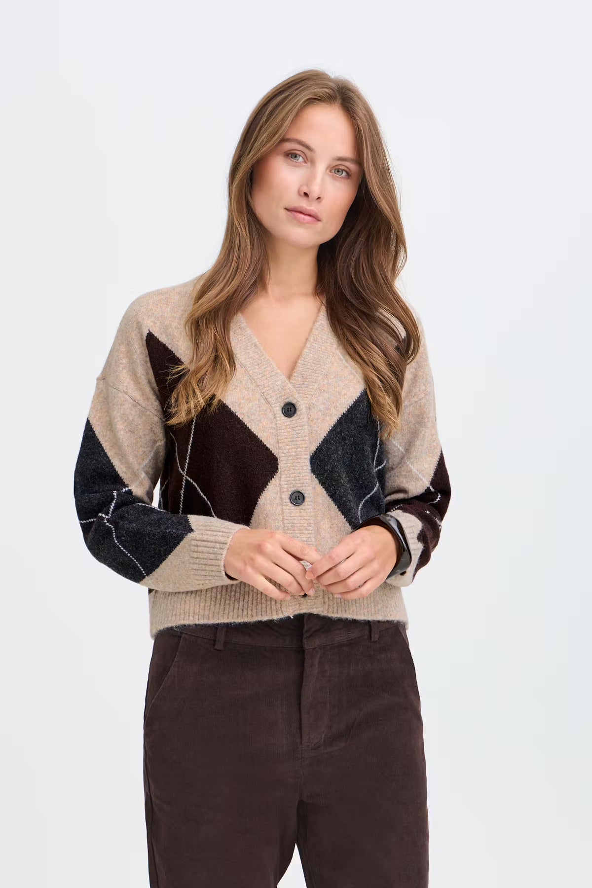 ELOWEN ARGYLE CARDIGAN